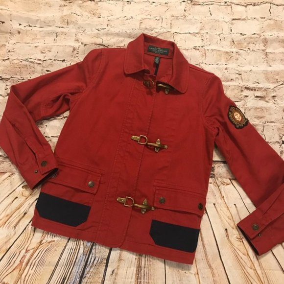 Lauren Ralph Lauren Jackets & Blazers - Ralph Lauren Jeans Fireman Denim Jacket Sz PM